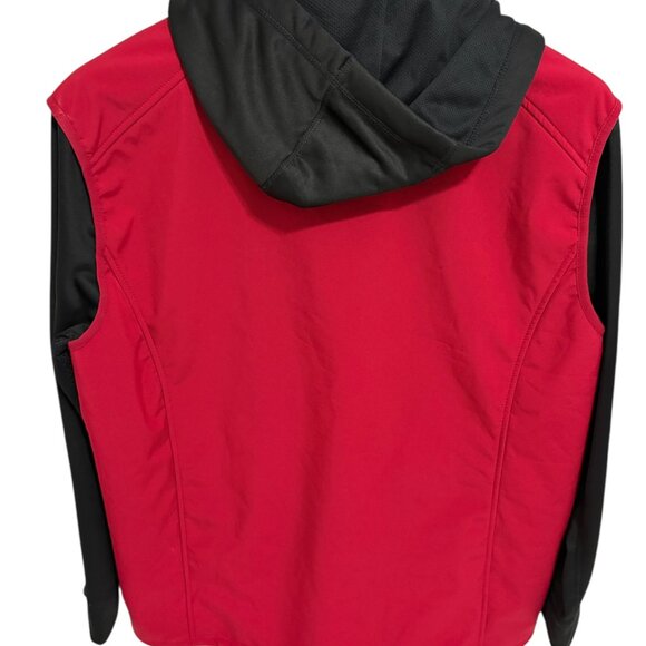 NFL Kansas City Chiefs Hooded Jacket Size XL Fleece Lined Full Zip Red Logo - Picture 9 of 10